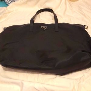 Large black Prada tote